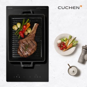쿠첸 2구 인덕션 전기레인지 플렉스존 3,400W
