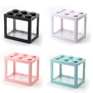 마리모 베타 레고 DIY 미니 어항 대형 12x8x10.5cm