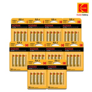 코닥 울트라 프리미엄 알카라인 AA 건전지 4개입, 10개