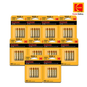 코닥 울트라 프리미엄 알카라인 AAA 건전지 4개입, 10개