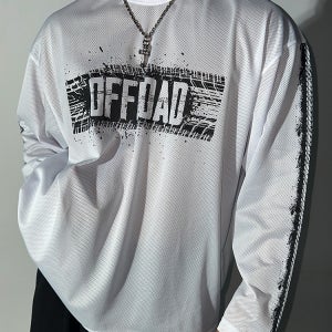 오프로드 매쉬 박스 긴팔티 2COLOR 빅사이즈 오버핏 짐웨어 도프룸