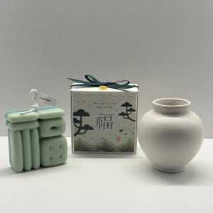 새해 설날 명절선물 핸드메이드 오브제 향초 소이 캔들 주문제작 연말 연초 답례품 포장