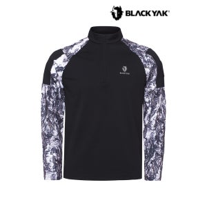 블랙야크 남성 택티컬 컴뱃셔츠 간절기 흡습속건 기능성 집업 긴팔 티셔츠 1BYZTFU006