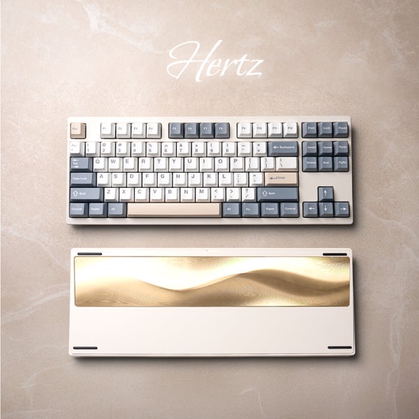 키네틱스 헤르츠87(Hertz87) CNC풀알루미늄 RGB VIA 유무선 키보드