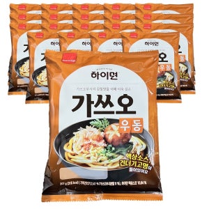 삼립 하이면 가쓰오 우동 207g, 20개 1BOX 한박스