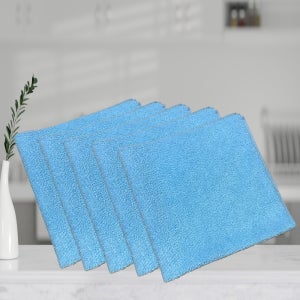편리한 초극세사 폴리쉬 헤비소프트 행주 청소타월 40x40cm 5매
