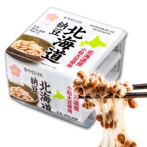 NonGMO 훗카이도 프리미엄 낫또 일본 음식 식품 간식 40g, 18개