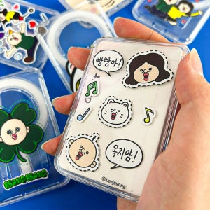 맥세이프 카드3장 지갑 교통 테그 빵빵이의 일상 투명 맥세이프 카드지갑 FIX