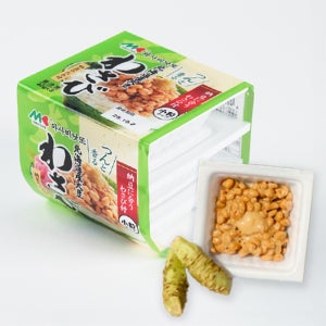 와사비 낫또 일본 규슈 생낫또 40g, 18개