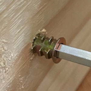 목재보수 플랜지헤드 삽입패스너 헐거움복원 나사부싱 육각 내삽형 M4