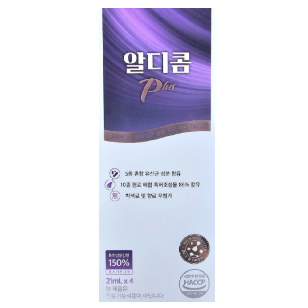 알디콤 <b>플러스 숙취해소</b>제 21ml x 4개입