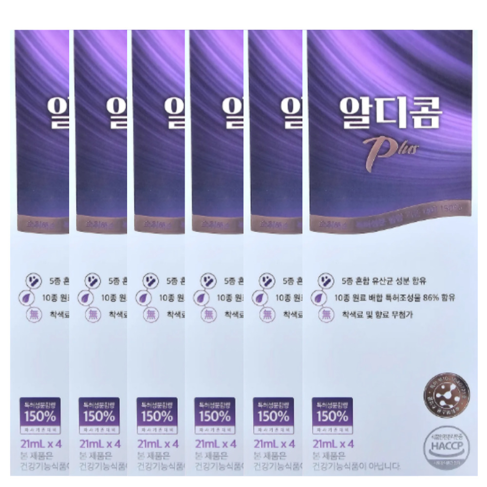 알디콤 <b>플러스 숙취해소</b>제 21ml x 24개입
