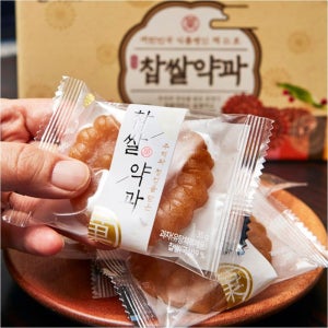 하루간식 찹쌀약과 3KG 대용량세트 80입 개별포장 직장인 가족 전통과자