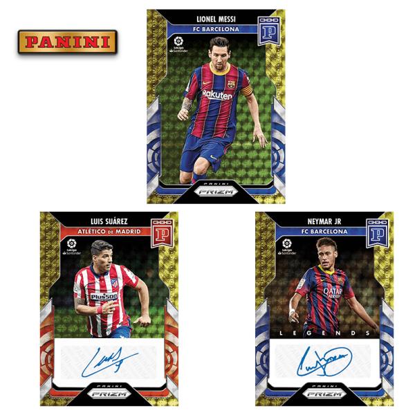 Panini Prizm Laliga MSN 리오넬 메시 루이스 수아레스 네이마르 주니어 FC 바르셀로나 DIY 홈메이드 축구 스타 트레이딩 카드 선물 컬렉션