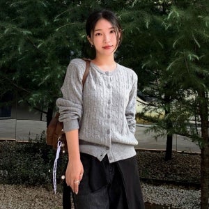 [N배송][울블렌드] 스파오 라운드넥 케이블 카디건 SPCKF4TG01