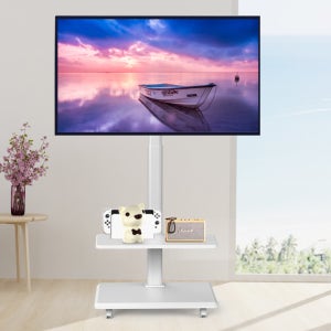 이동식TV거치대 티비스탠드 삼성 LG 대형 중형 호환 무타공 이동형 무빙스탠드