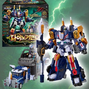 최강공룡 미니특공대 다이노 커맨더 초대형 트레일러 변신 합체 로봇 장난감