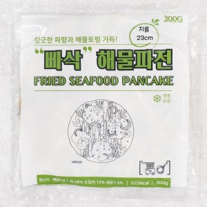 빠삭 해물파전 300g 1개 냉동 부침개