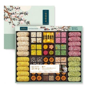 정성 가득 전통과자 구성 세트 가족 나눔 간식 명절 홈디저트 선물용