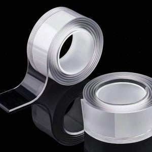 초강력 아크릴 양면테이프 1mm x 2cm x 3M (두께 x 폭 x 길이) 투명 (사용 흔적이 남지 않는)