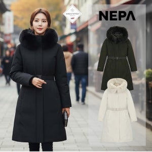 네파 롱패딩 여성 구스다운 고어텍스 겨울패딩 사가폭스퍼 거위털