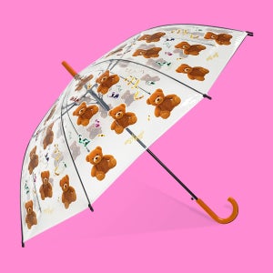 [위글위글] 안전한 비닐 투명우산 - Little Bear(R)