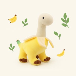 빌리네집 바나나사우르스 브론토사우루스 바나나 공룡 인형