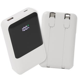 빌트인 일체형 케이블 8핀 C타입 고속 미니 보조배터리 20000mAh