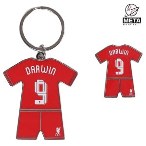 오버더피치 리버풀 FC 키링 뱃지 세트 다윈 누녜스 유니폼 차키 열쇠고리