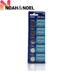 알카라인 리튬 코인 건전지 CR1616 맥셀 (5개입)