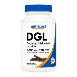 뉴트리코스트 DGL 디지엘 감초추출물 500mg 120베지캡슐 1병 4개월분