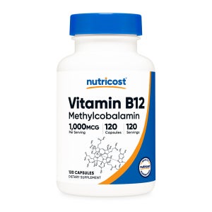 뉴트리코스트 비타민 B12 메틸코발라민 1000mcg 120캡슐 1병