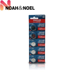 알카라인 리튬 코인 건전지 CR1620 맥셀 (5개입)