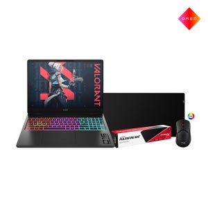 오멘 맥스 16 U9 RTX 5080 64GB 1TB 2.5K OLED ah0235TX 게이밍 노트북 + 무선 마우스 + 마우스 패드