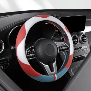 공용 원형 D타입 호환성 곡선 패션디자인 스웨이드 일반가죽 선택 자동차 핸들커버