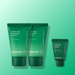 [더블구성] 이니스프리 그린티 세라마이드 버터 보습 크림 / 수분 속건조 장벽 화잘먹 50ml, 2개