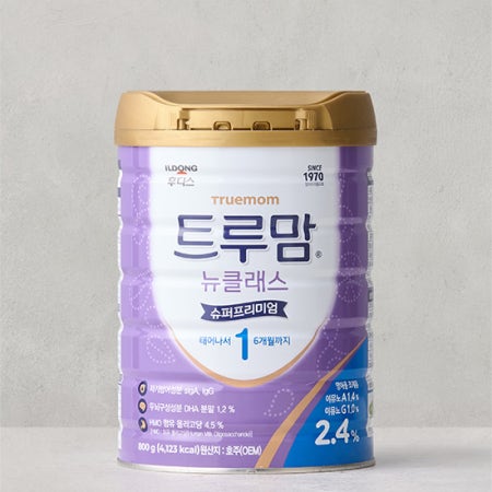 [일동후디스] 트루맘 뉴클래스 1단계 800g (0일~6개월)