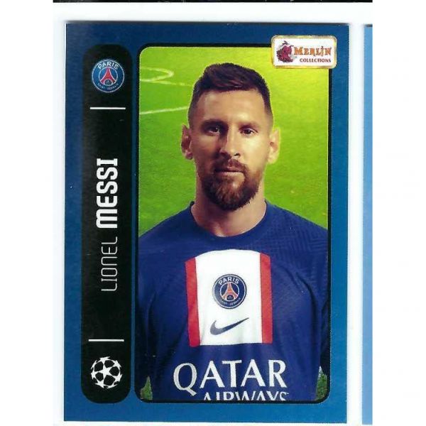 리오넬 메시 2022 탑스 멀린 헤리티지 98 UEFA 챔피언스 리그 축구 UCL 카드 66 파리 생제르맹 PSG
