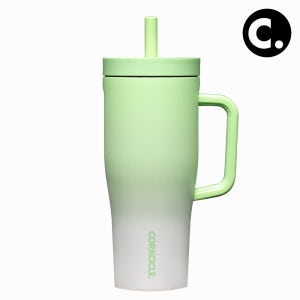 콕시클 크루저 22oz 스텐 보냉 텀블러 밀폐 손잡이 빨대 650ml, 허니듀
