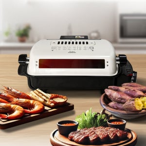 대원 양면 전기그릴 멀티그릴 전기팬 연기없는 간편세척 가정용 캠핑용