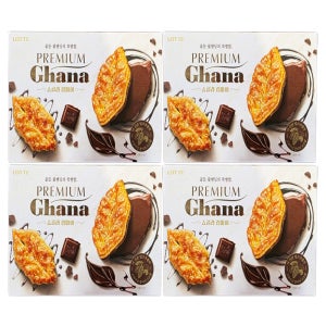 롯데 프리미엄 가나 쇼콜라 립파이 132g X 4개