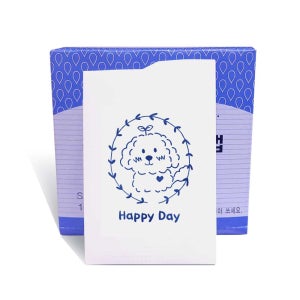 종이 위생봉투컵 무형광 국내생산 일회용 납짝한 사각 정수기컵 178ml, 250개입, 2개