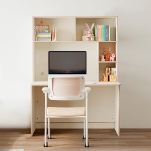 소프시스 E0등급 알파 집중형 전면 책상 1200 책장 세트 독서실