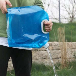 접이식물통 접이식 워터저그 캠핑물통 10L, 블루