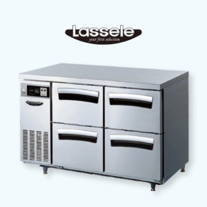 라셀르 우유냉장고 1200 냉장4칸 서랍식 테이블 냉장고 업소용 카페 LT-1224R-DD