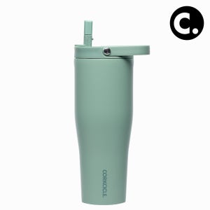 콕시클 고컵 텀블러 대용량 밀폐 빨대 손잡이 보냉보온 스텐 890ml, 타임