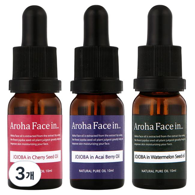 아로하<b>트리즈</b> 아로하페이스인 오일 세트 3개 10ml