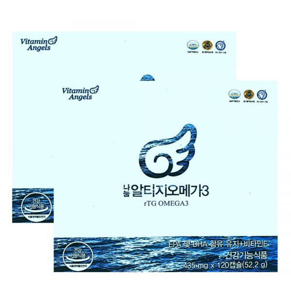 <b>비타민엔젤스</b> 나눔 알티지 <b>오메가3</b> 4 x 월분