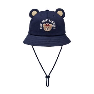 [MLB 키즈] 모노베어 귀장식 돔햇 NY (Navy) 7AHTC025N