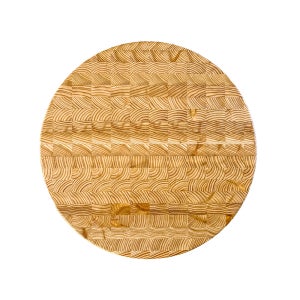 라치우드 캐나다 엔드그레인 라운드 치즈 보드 S 낙엽송 우드 도마